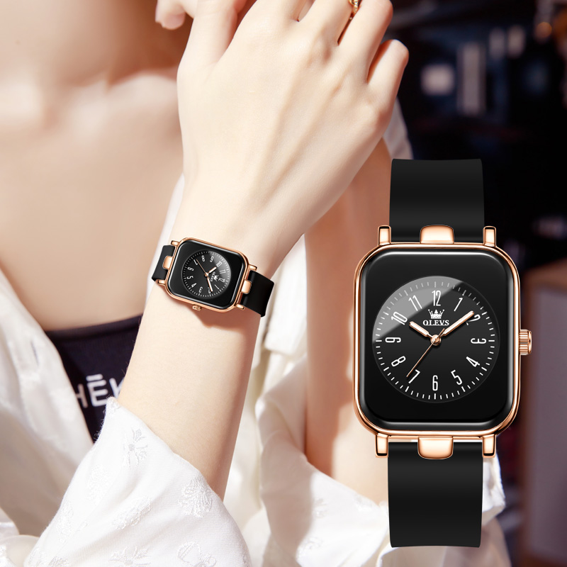 正品品牌2025新款女士手表女款全自动机械表防水轻奢气质石英腕表