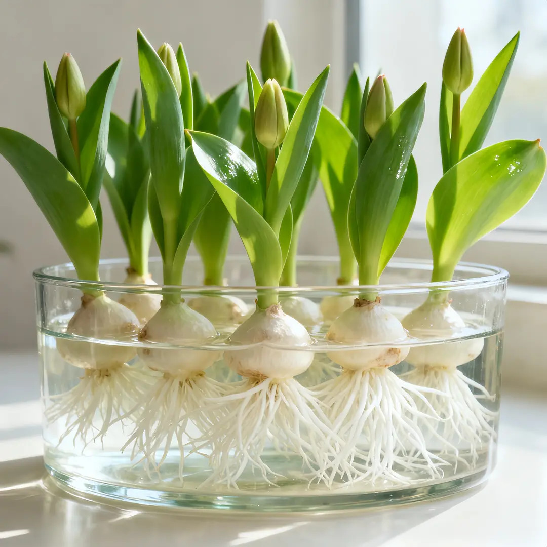 郁金香种球盆栽室内外种懒人花卉土培耐寒重瓣郁金香种子水培水培