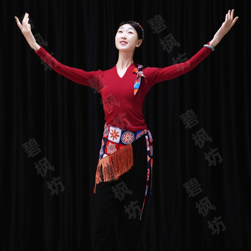 民族风流苏腰封三角腰带头巾女裙帘叠穿屁帘2025新款韩版春秋季