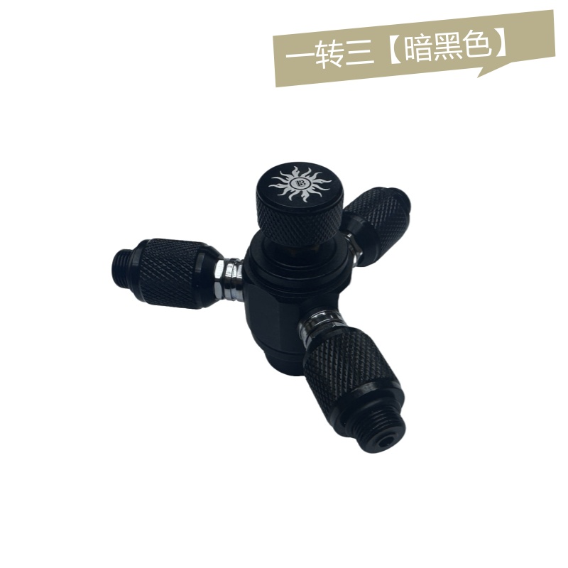 北陆户外露营一转三气罐延长器一转三分载器气罐转换头