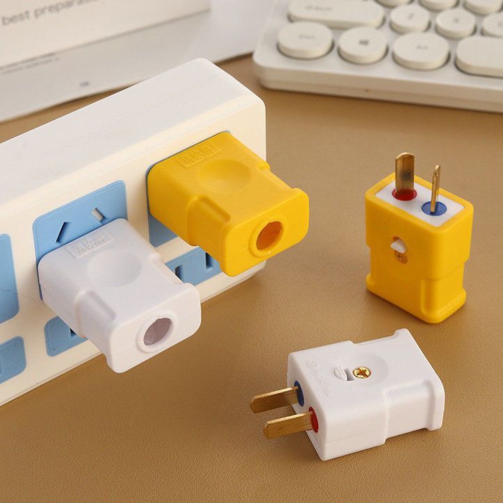 多功能耐高温电插双模式二脚插头可转动可固定两用插销大功率用电