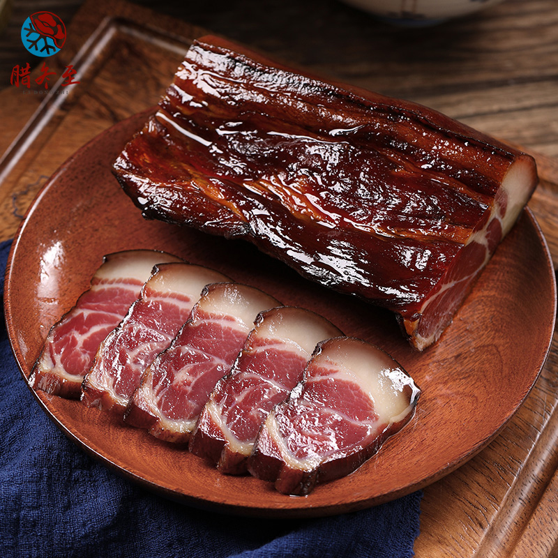 【腊冬至】恩施土猪腊腿肉柴火烟熏腊肉500g冷烟熏制正宗恩施特产