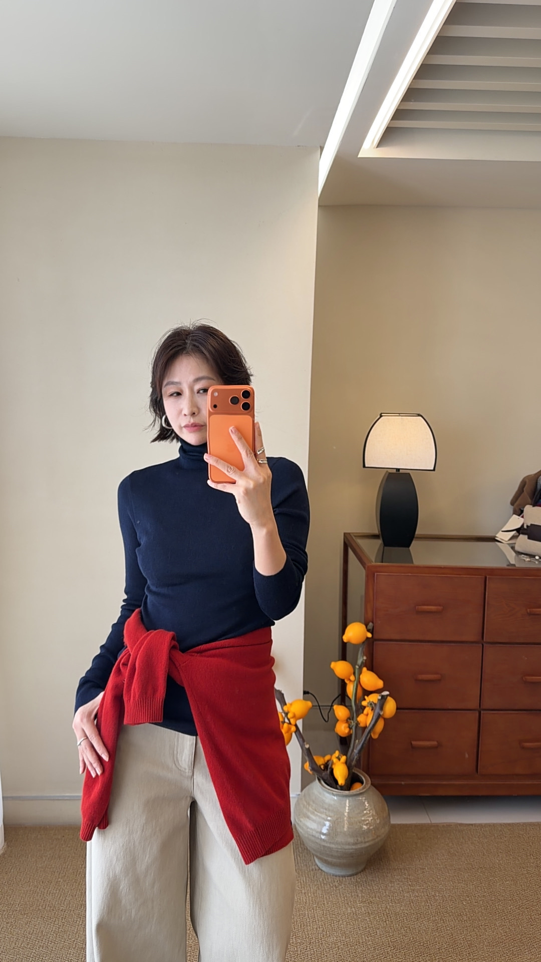 【徐妍定制】修身百搭显瘦半高领针织打底上衣秋冬可穿5558#