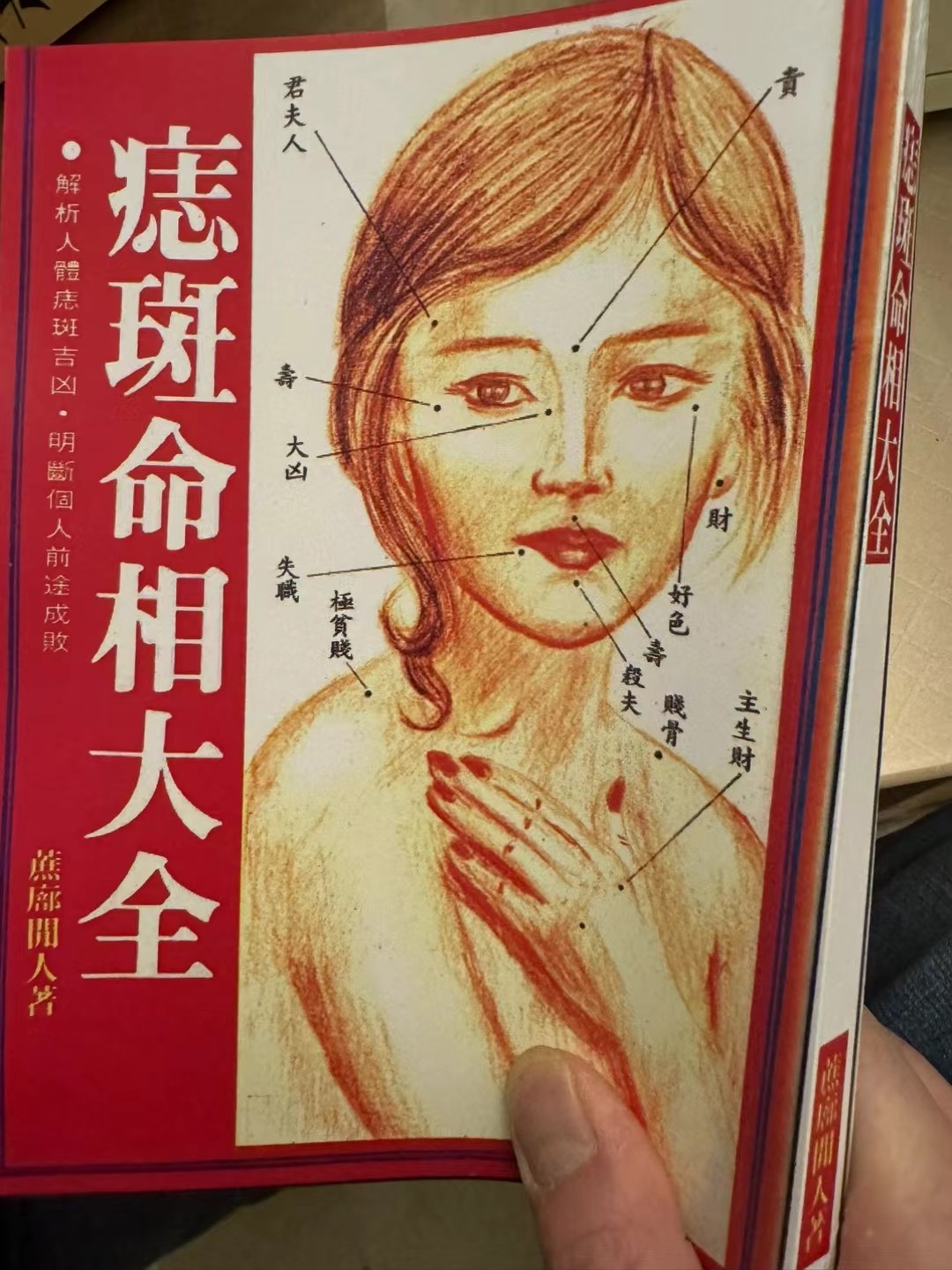 蔗廍间人《痣斑命相大全》250页