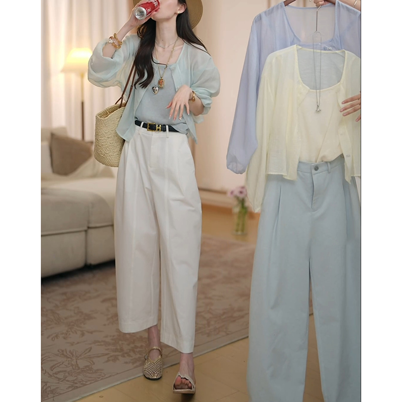 2025春夏新款两件套上衣时尚套装女LK2503278