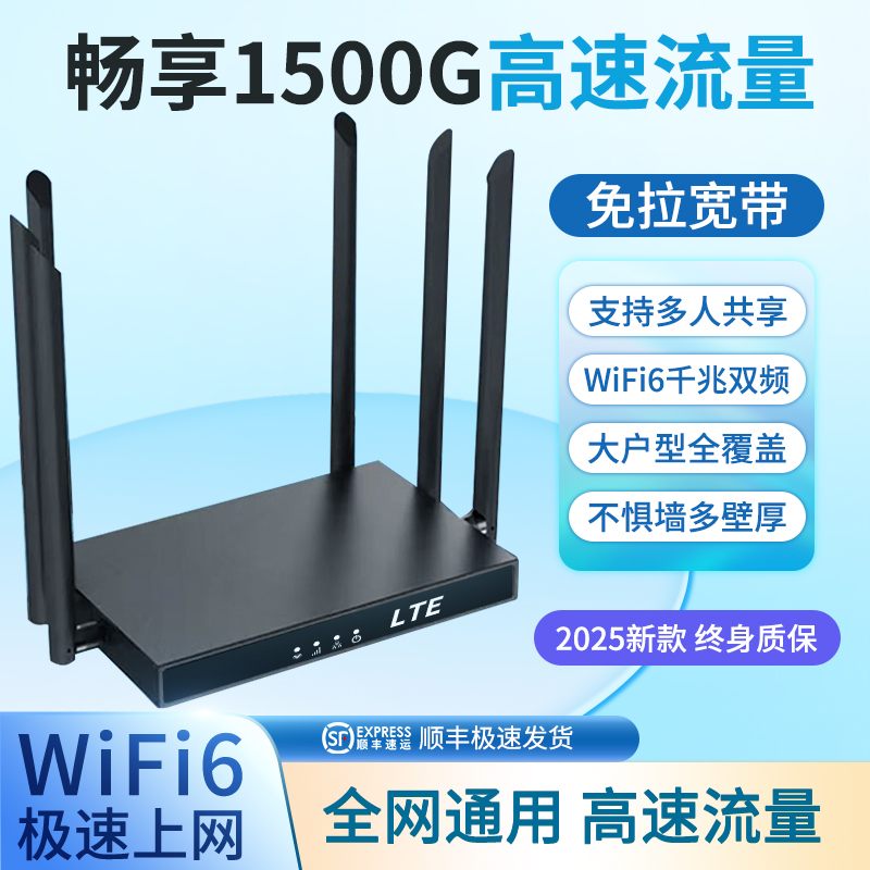 2025新款无线路由器官方无线网络随身wifi开学路由器
