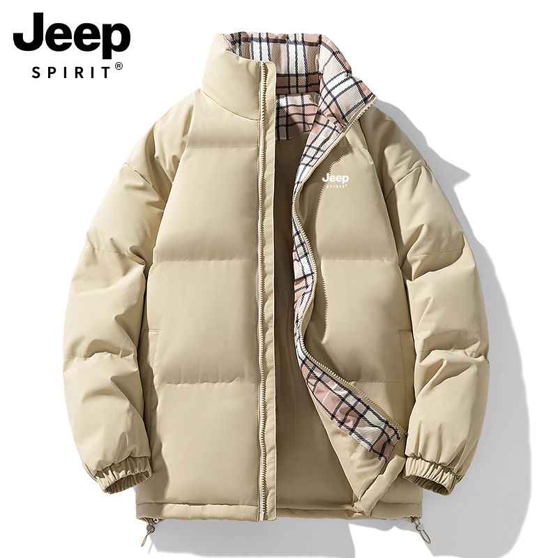 JEEPSPIRIT吉普情侣棉服冬季新款小个子面包服棉袄子加厚保暖棉衣