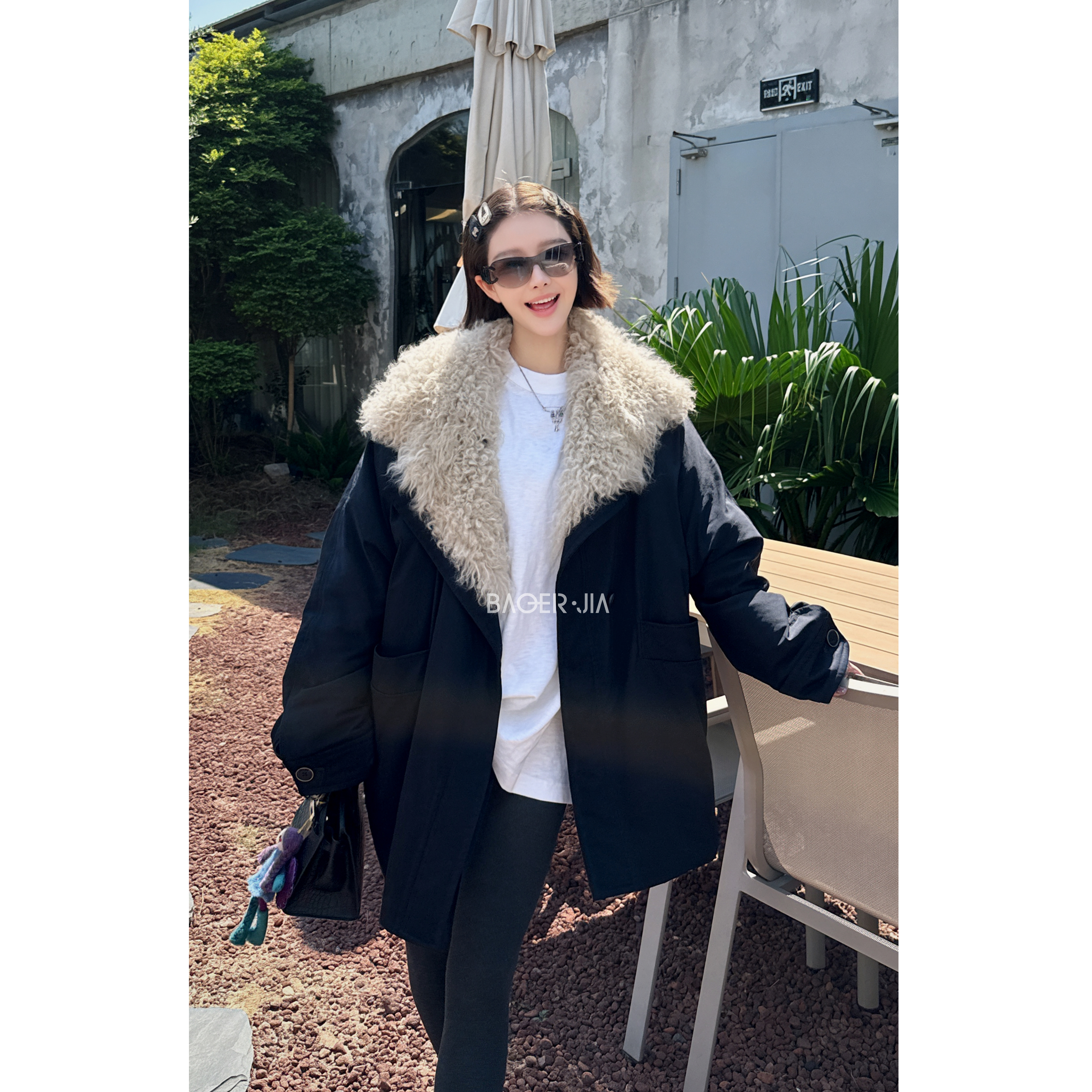 33-【心动一万次】宝儿家含幂BH23725309XQ托斯卡纳毛领国标鹅绒服