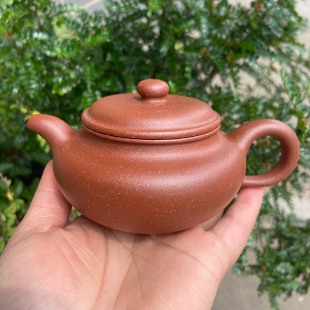 宜兴紫砂壶 仿古壶 降坡泥 200cc 半手工