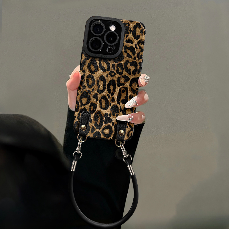 【优选材质】网红豹纹适用于苹果/vivo/华为/oppo/小米防摔手机壳女