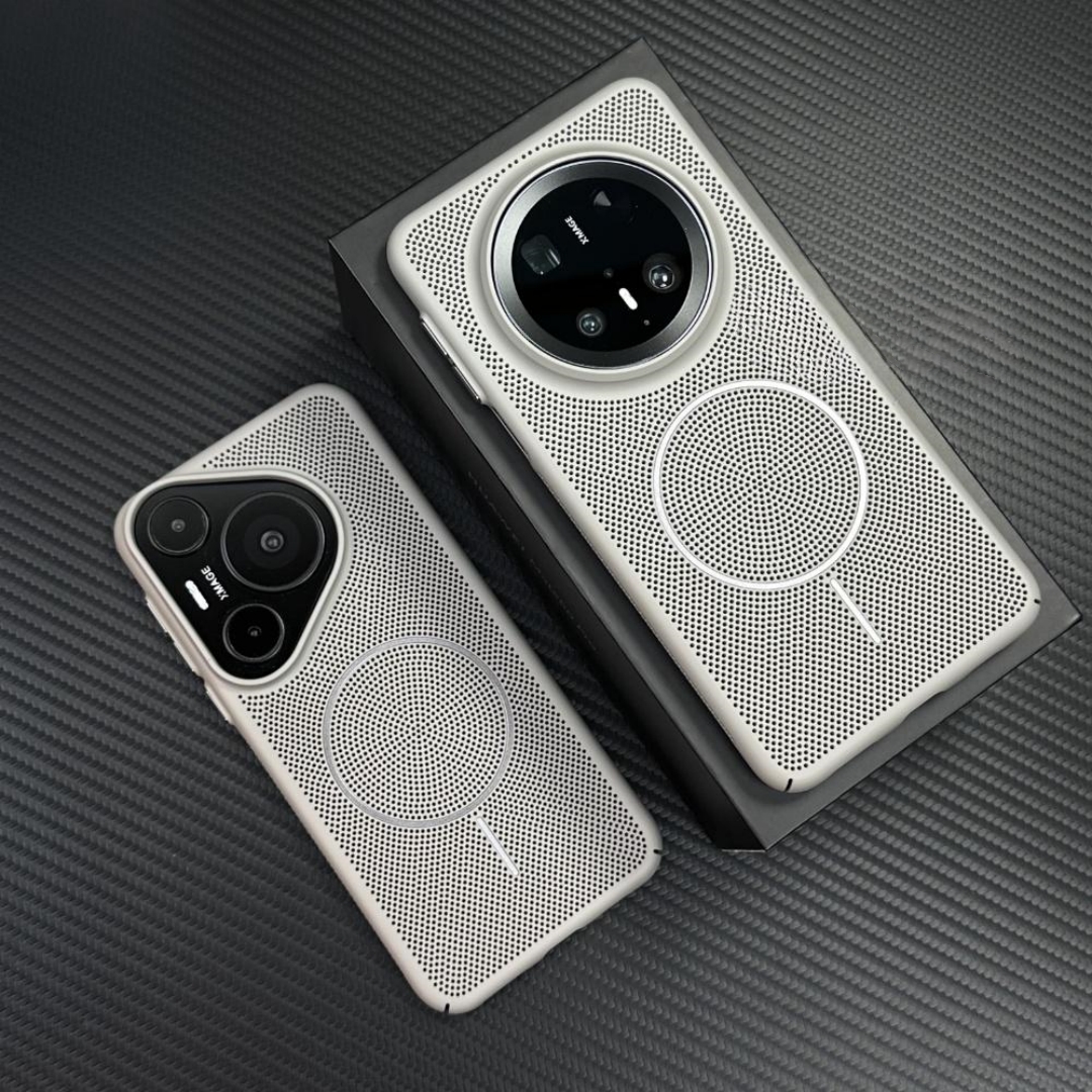 Magsafe磁吸透气散热网孔适用华为mate70pro手机壳磨砂mate70