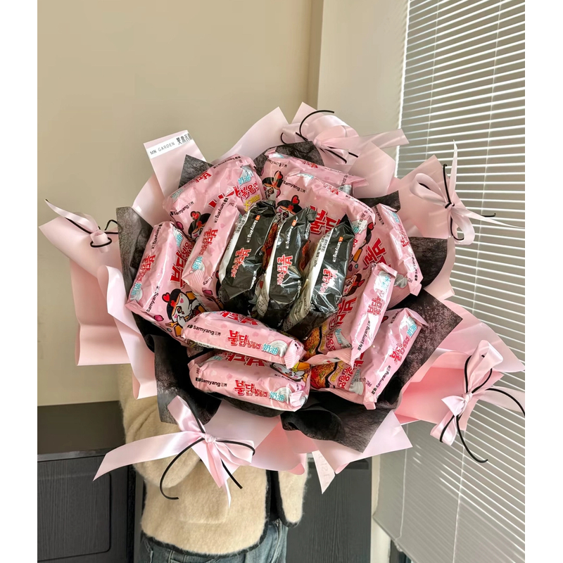 火鸡面花束ins花束同城配送玫瑰花全国惊喜创意生日送女友礼物