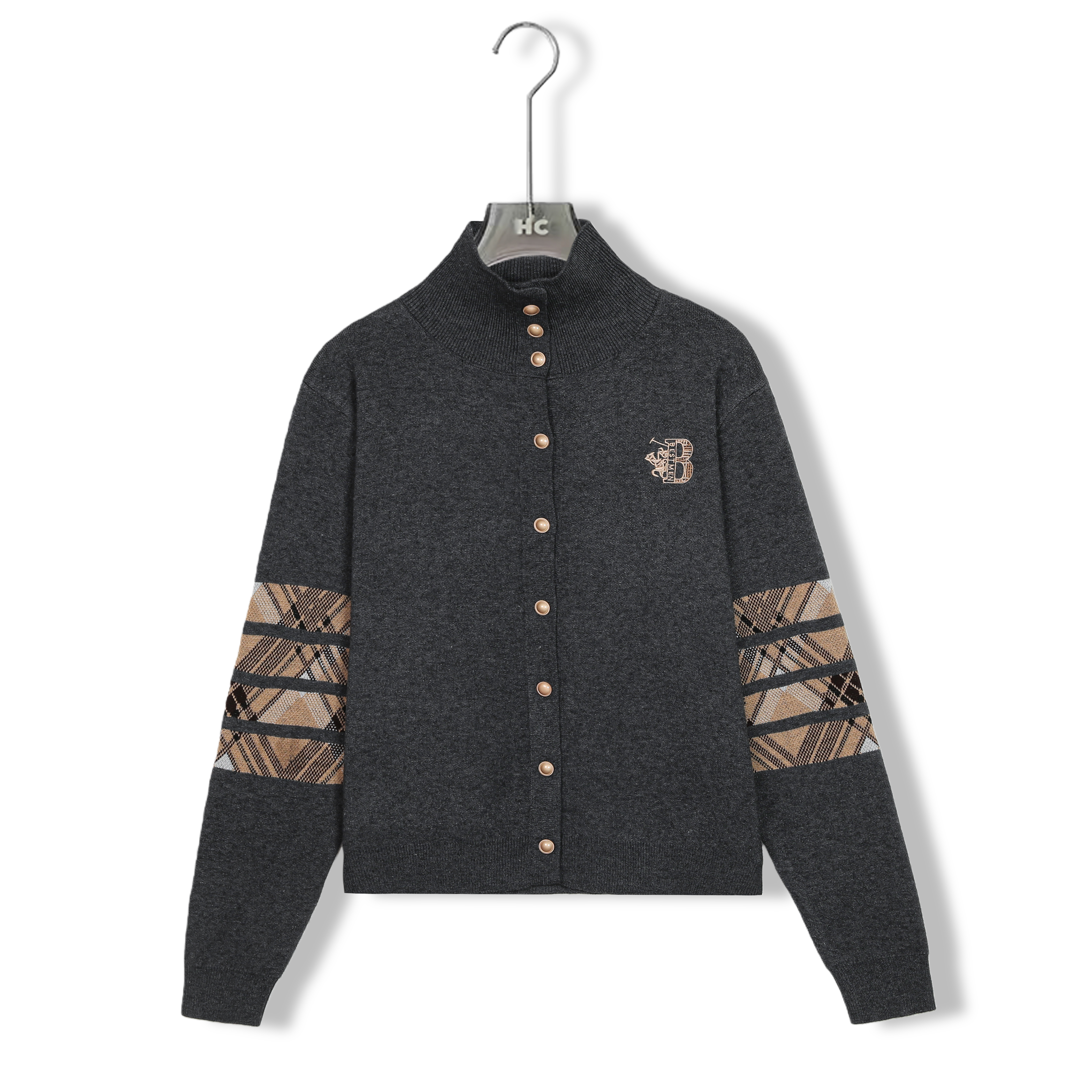 私服定制&B家落日流金秋冬羊毛衫百搭针织衫6777