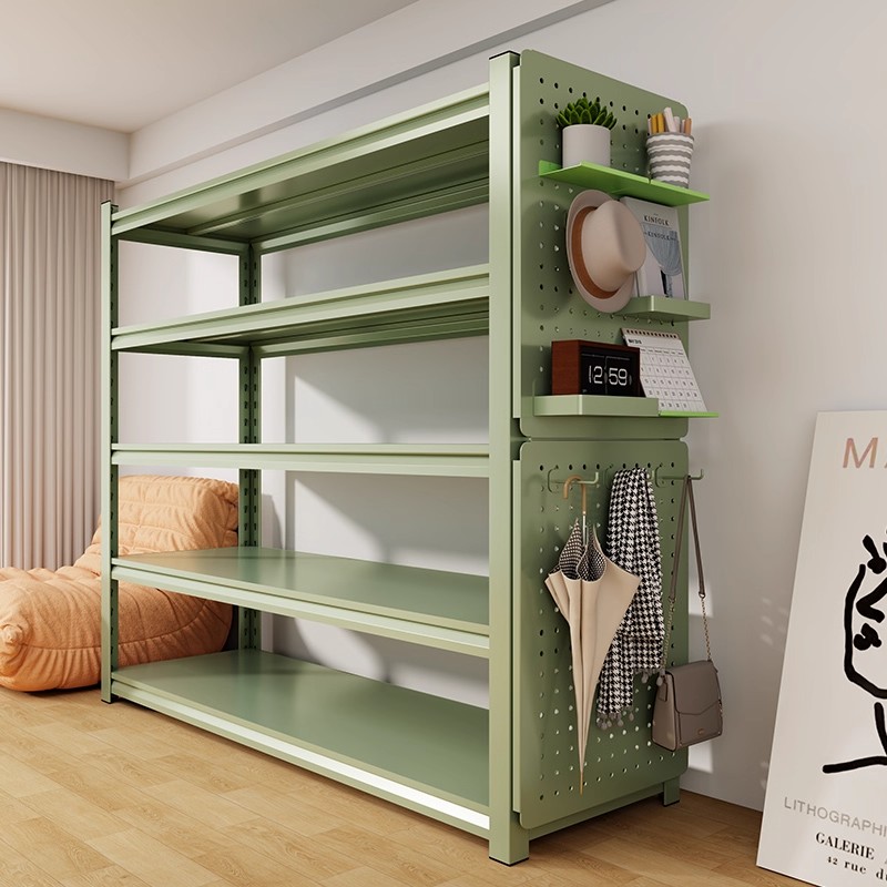 【绿色环保】家用置物架落地多层货架阳台客厅收纳架储物间整理展示