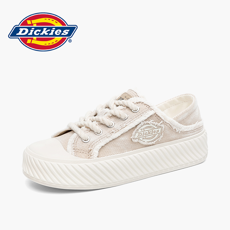 Dickies秋季ins帆布男鞋舒适透气一脚蹬百搭时尚小众增高帆布潮鞋