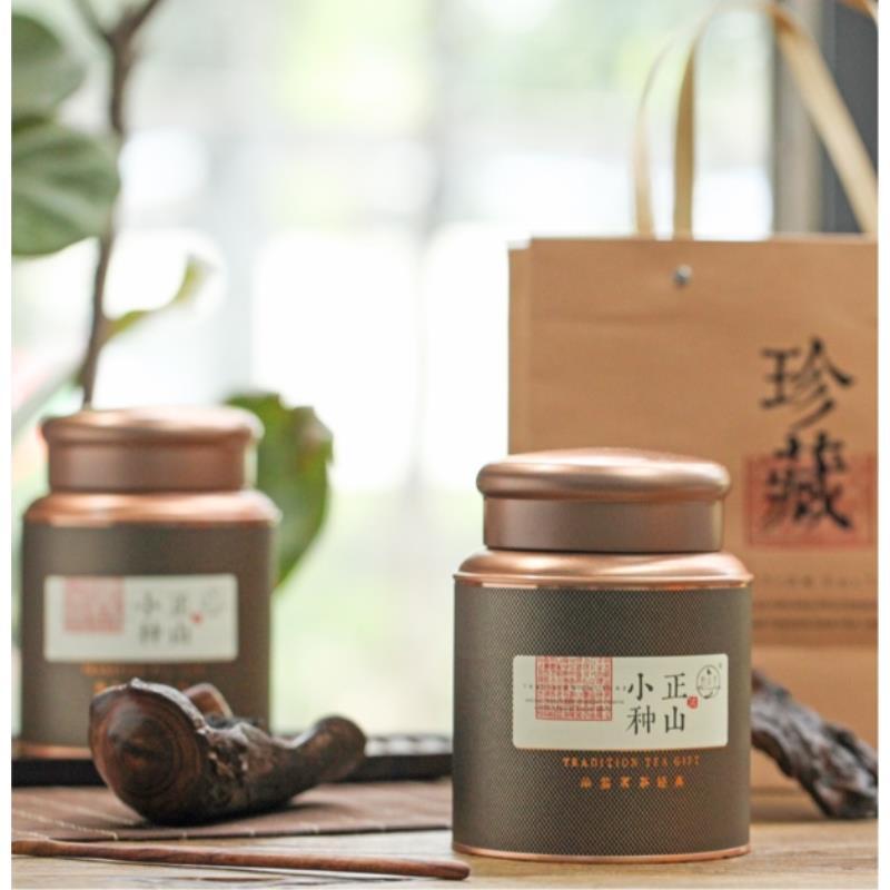 韵山言正宗原产武夷山高山红茶传统松烟香小种甘甜中秋好物