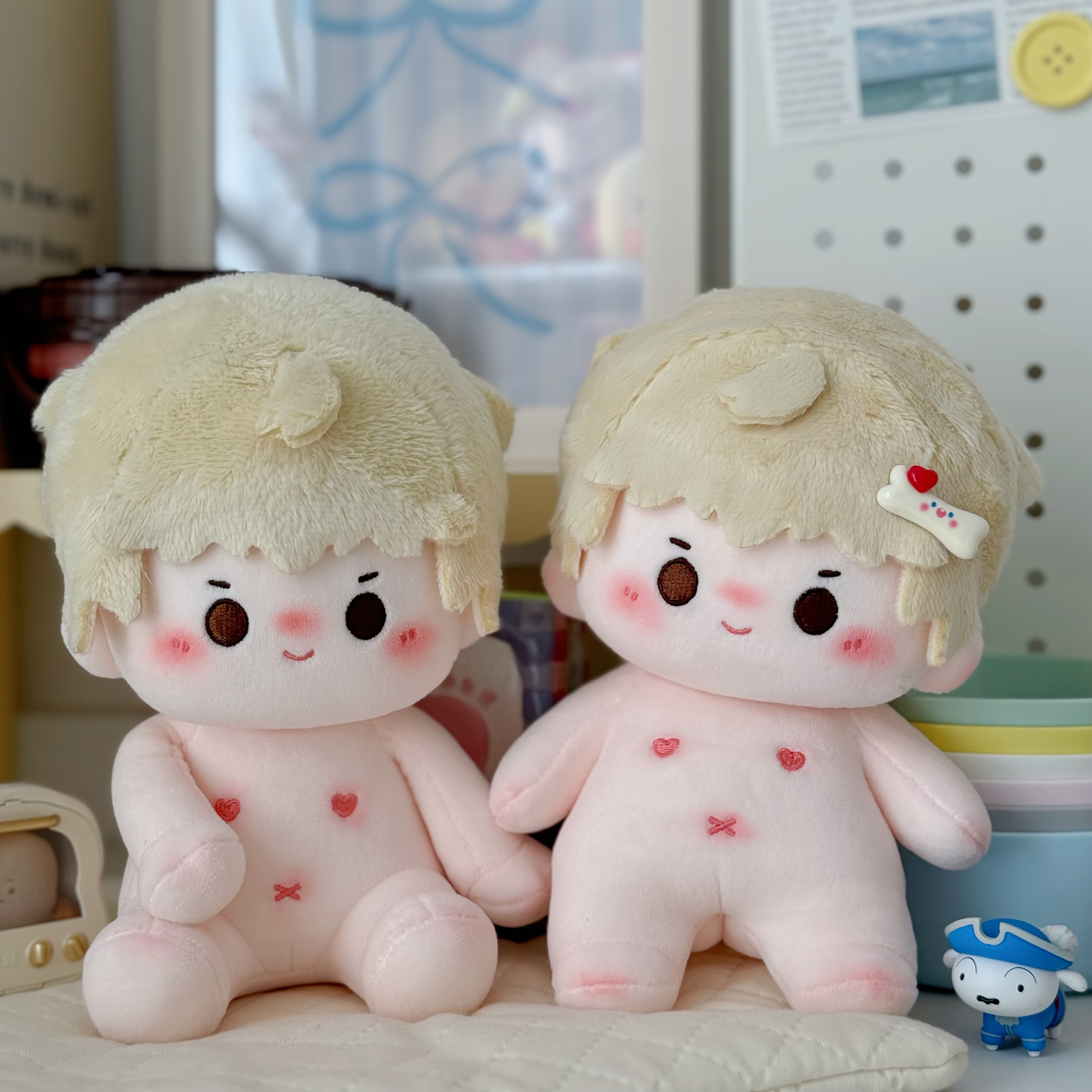 黄油乐享家20cm小鸡蛋饼 20cm棉花娃娃 无属性 坐体 站体（胖胖体）