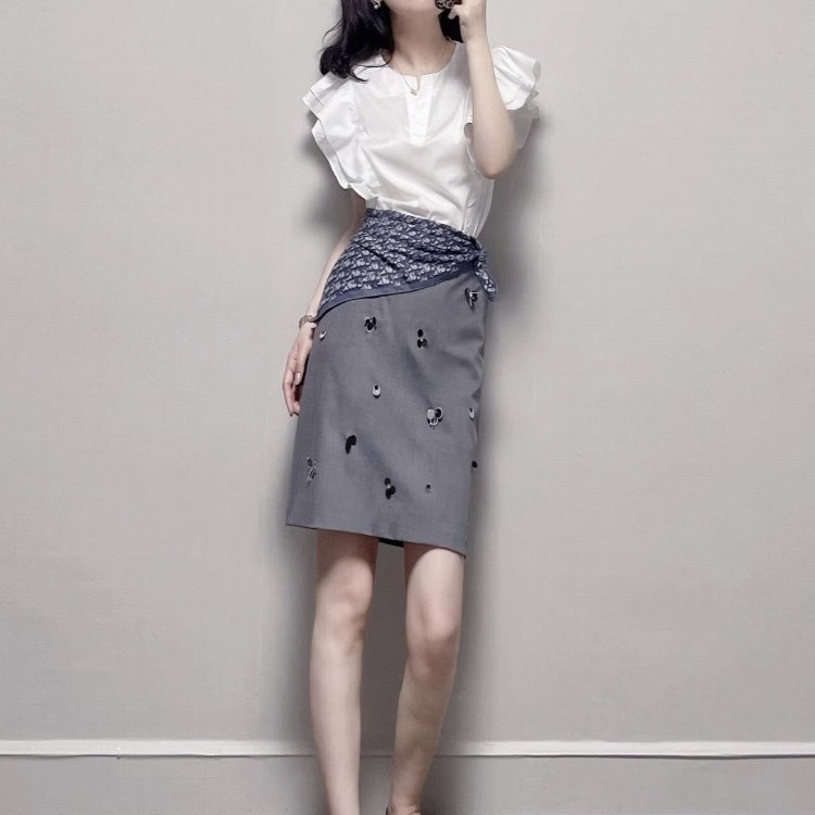 法式小资小上衣女夏高级感时尚洋气时髦巨好看网红洋气炸街女装