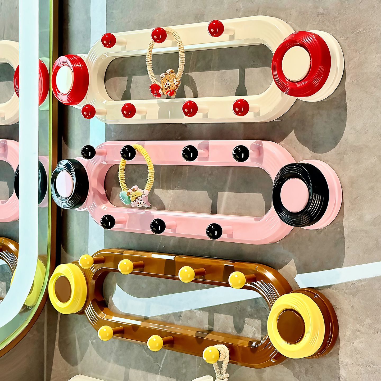 浴室挂钩免打孔强力承重粘钩卫生间门后壁挂无痕挂架挂衣钩一排钩