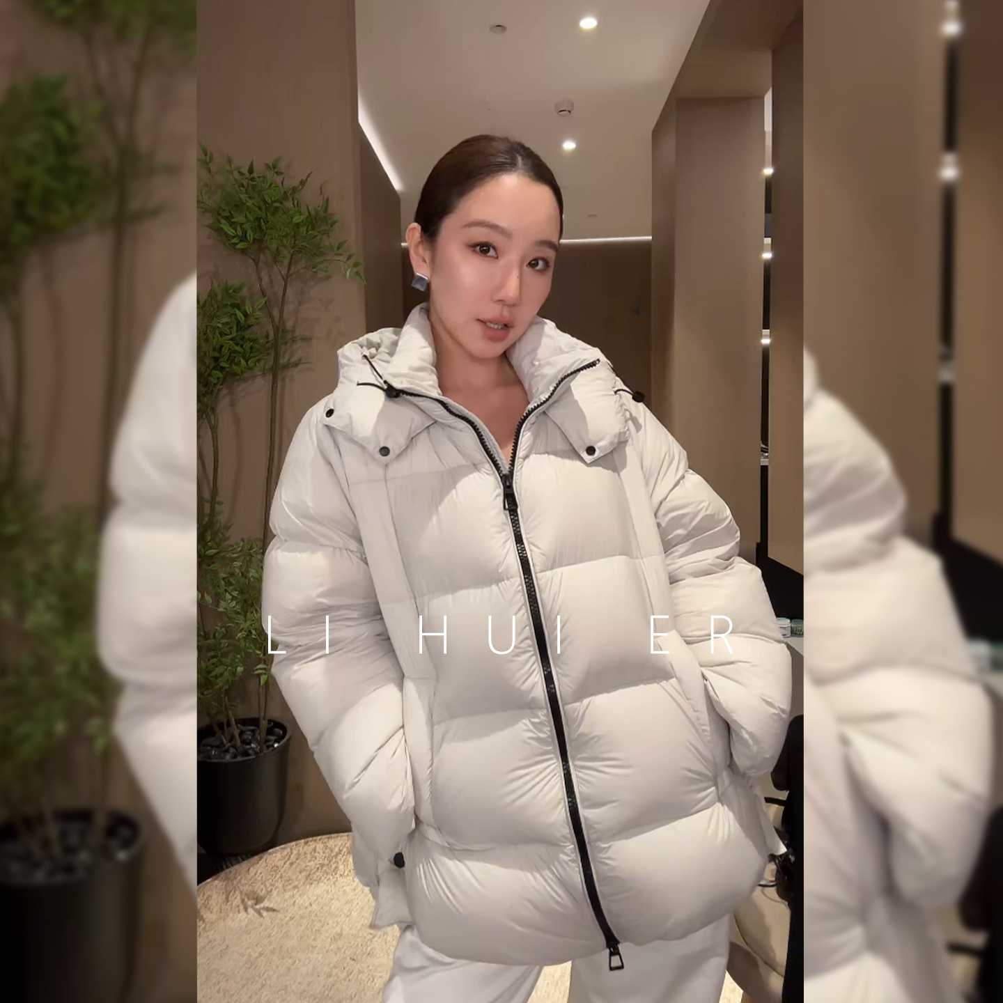 LiHuiEr李慧儿【冰川徒步】2025冬百搭轻奢气质时尚鹅绒服WT116HE