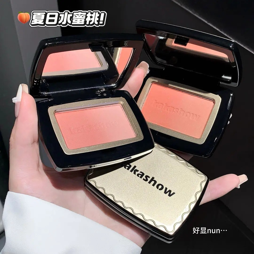 【秋季新品】悦色渐变腮红细闪细腻显色自然韩系氛围感橘色系