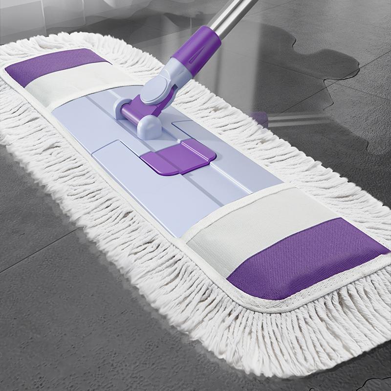 尘推大码拖把螺丝款排拖酒店工厂车间工业商用保洁专用平板长托把