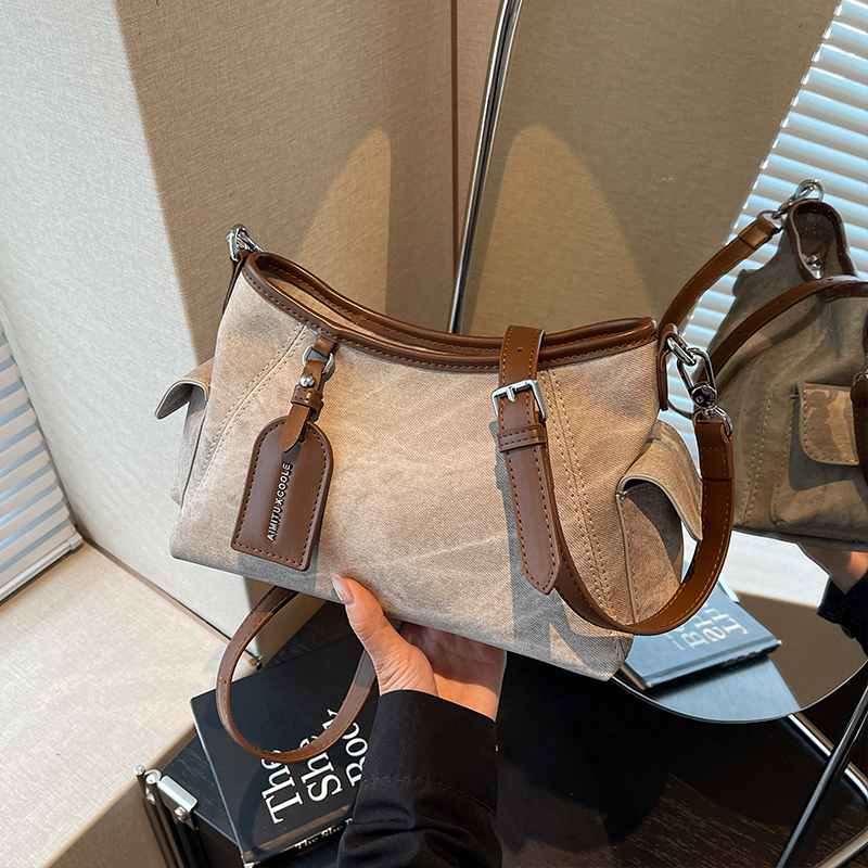 COOLE女包2025年新款韩版时尚简约风小众纯色休闲百搭通勤斜挎包