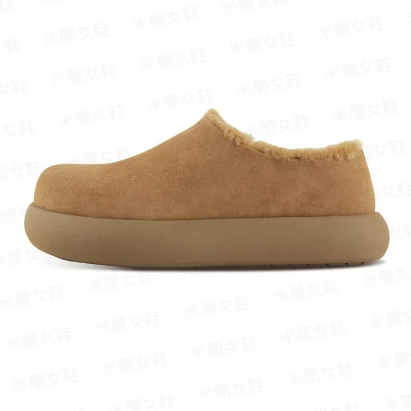 【豆豆】全包小土豆男女款保暖平跟休闲风一脚蹬时尚雪地靴