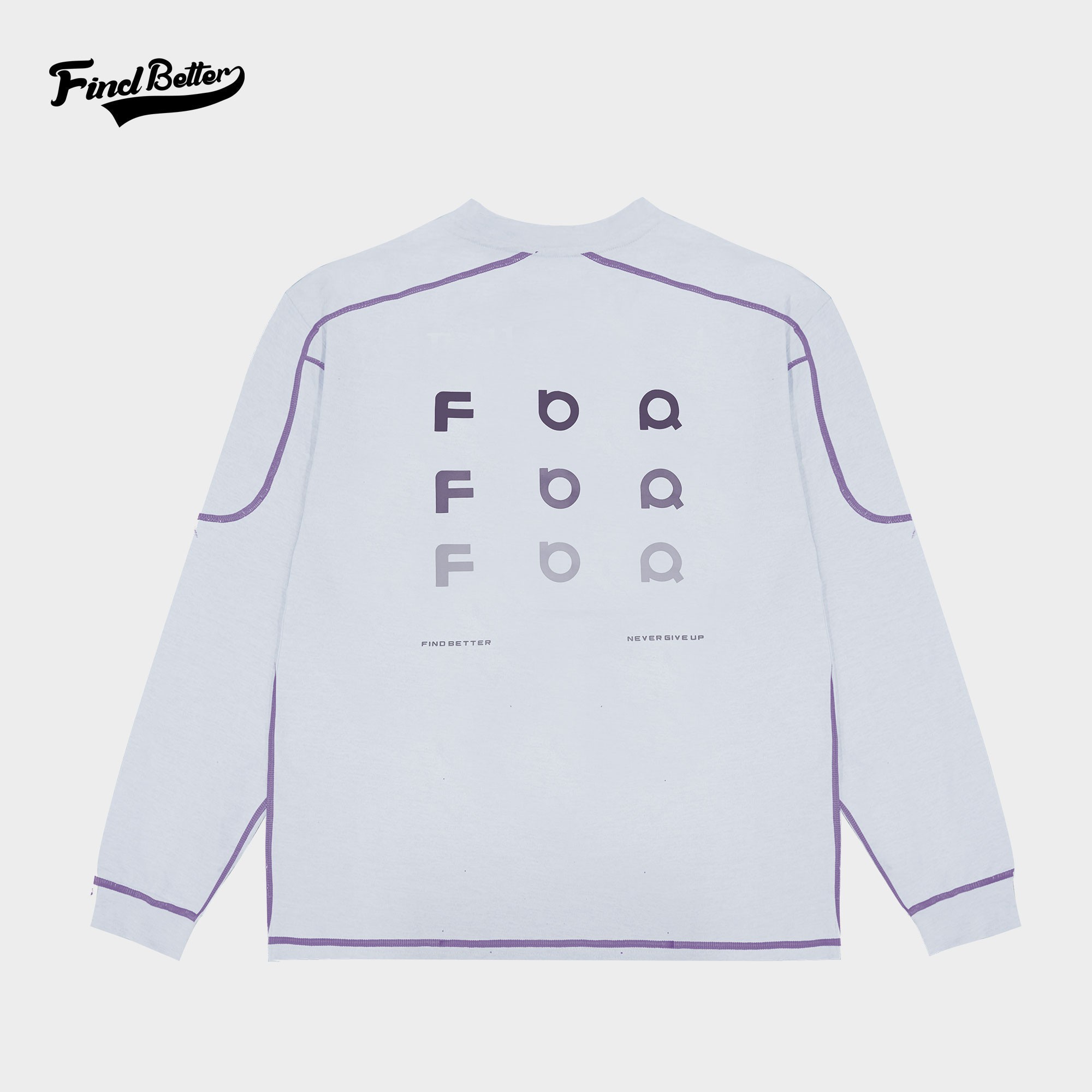 新款秋冬哈数线经典渐变印花运动速干时尚简约舒适长袖T恤-330