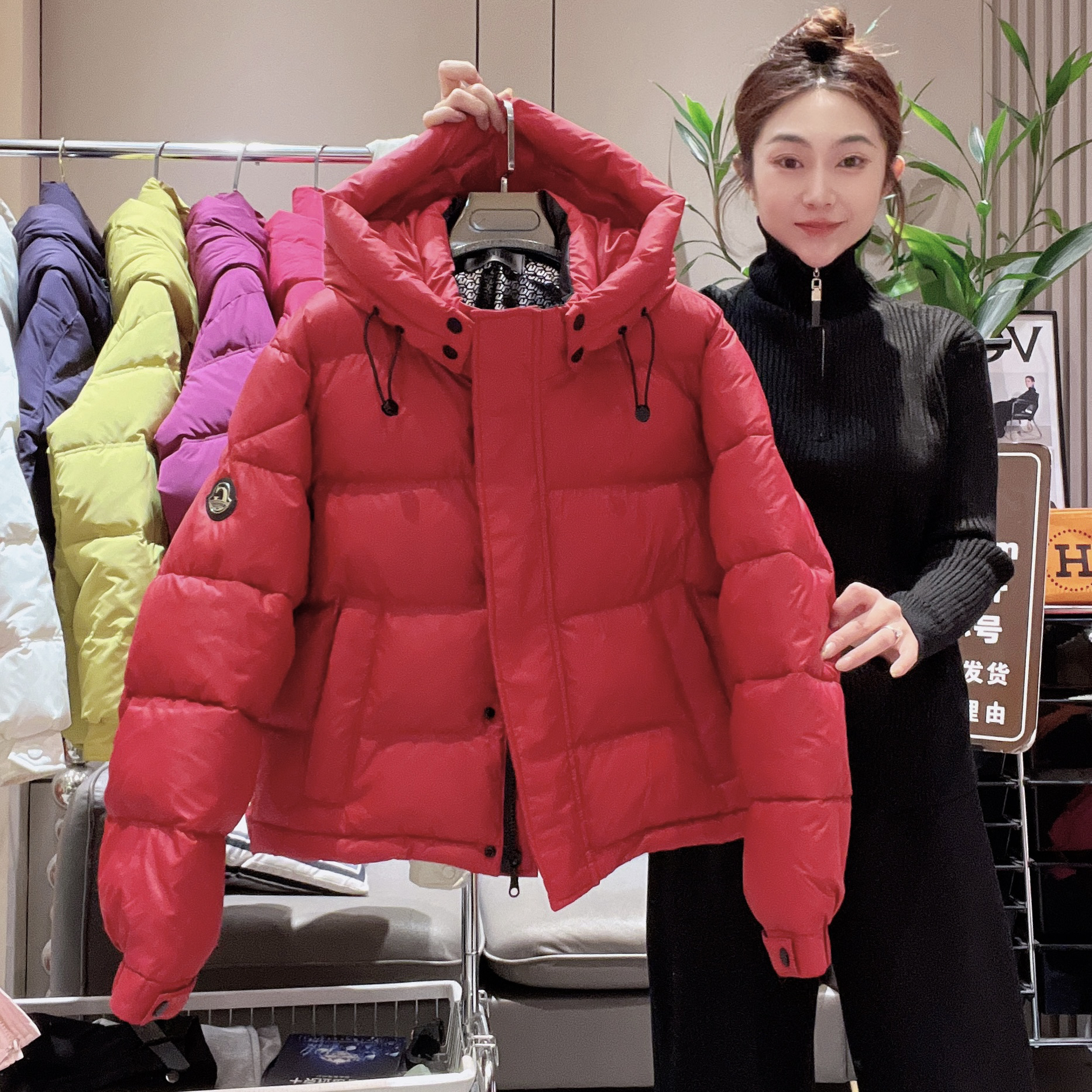 冬季短款棉服女连帽可拆卸加厚保暖外套韩版宽松时尚棉袄939