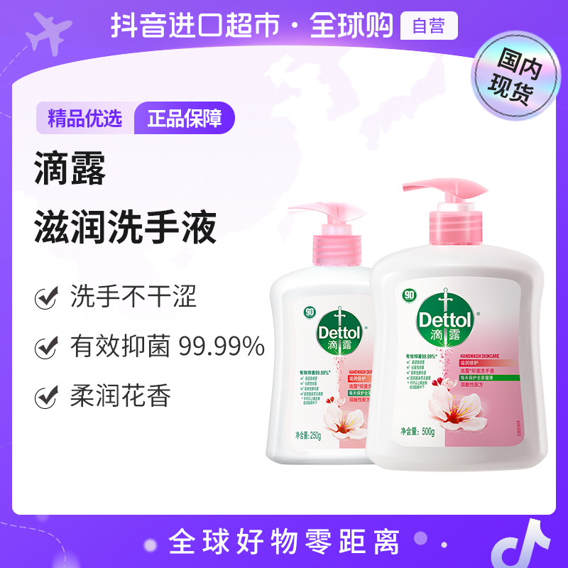 【国内现货】滴露正品滋润倍护洗手液保湿抑菌清新润肤温和弱酸性