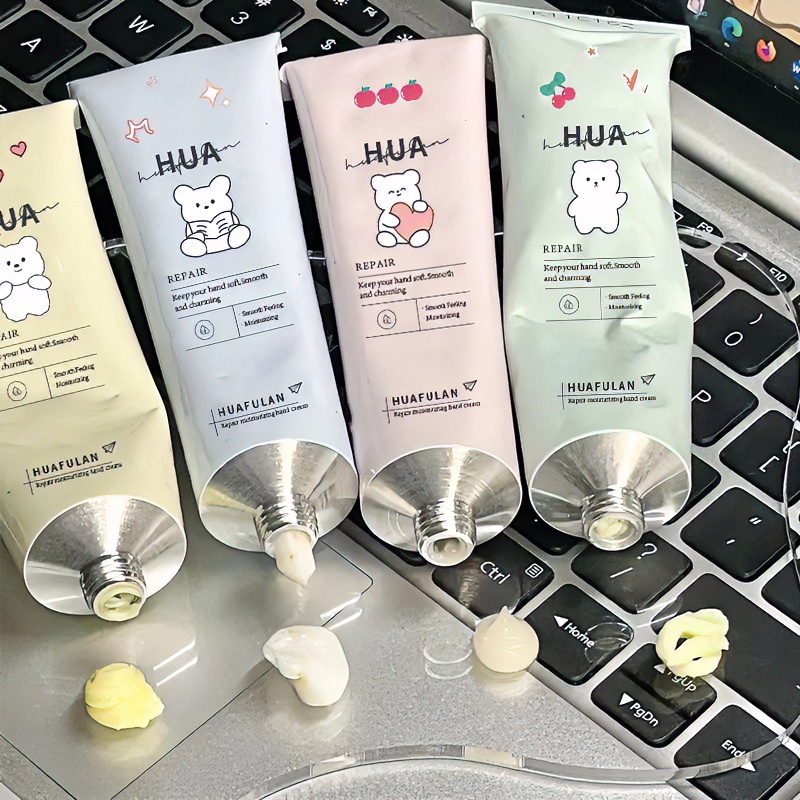 婳芙兰【到手4支】小熊润护护手霜滋养嫩肤香氛少女秋冬防干裂嫩肤