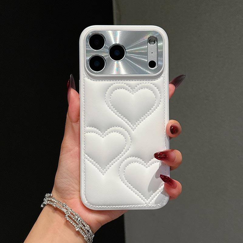 适用苹果17promax手机壳iPhone17小香风格纹素皮17pro全包保护套