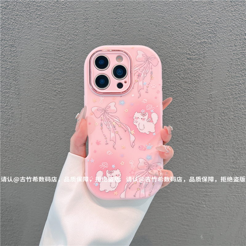 金属小胖妹适用苹果16/iPhone/华为荣耀/VIVO/OPPO/小米手机壳潮