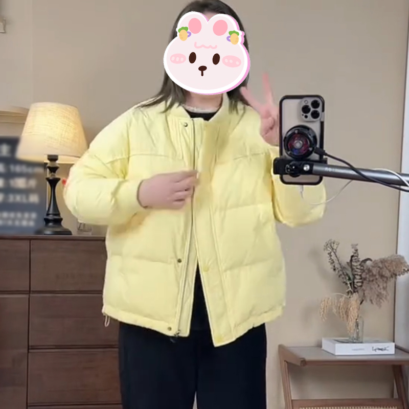 韩版棒球领棉服女2025冬季新款加厚保暖宽松显瘦休闲百搭通勤棉衣