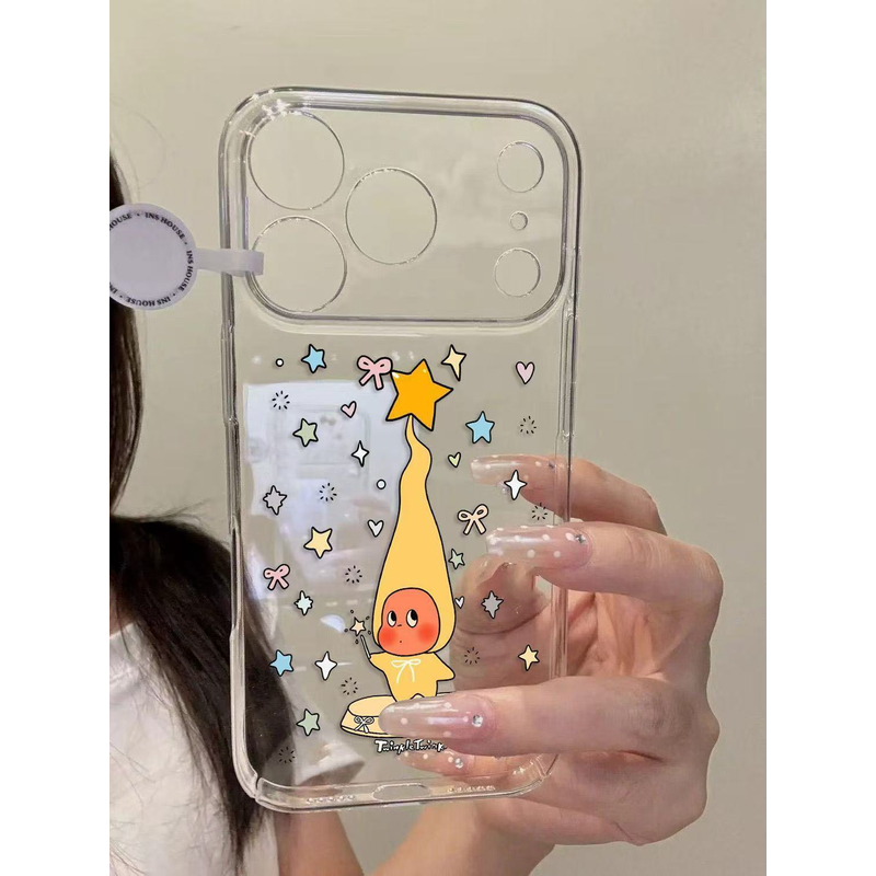 星星魔法棒太空壳适用iphone17Promax17手机壳华为P70vivo小米15