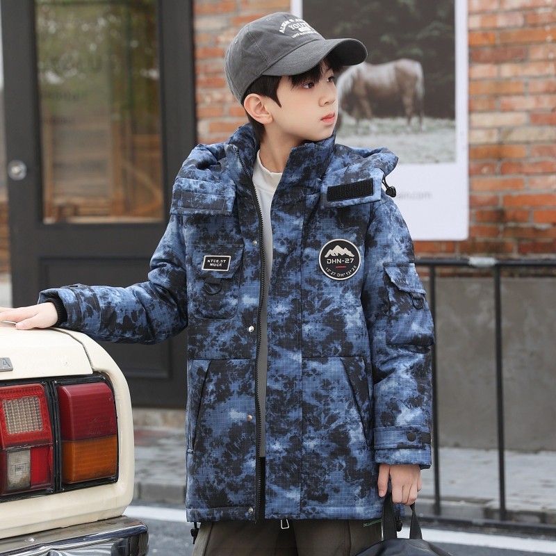 巴拉开门红品牌儿童羽绒服男中大童2026冬巴拉儿童12岁男童羽绒服