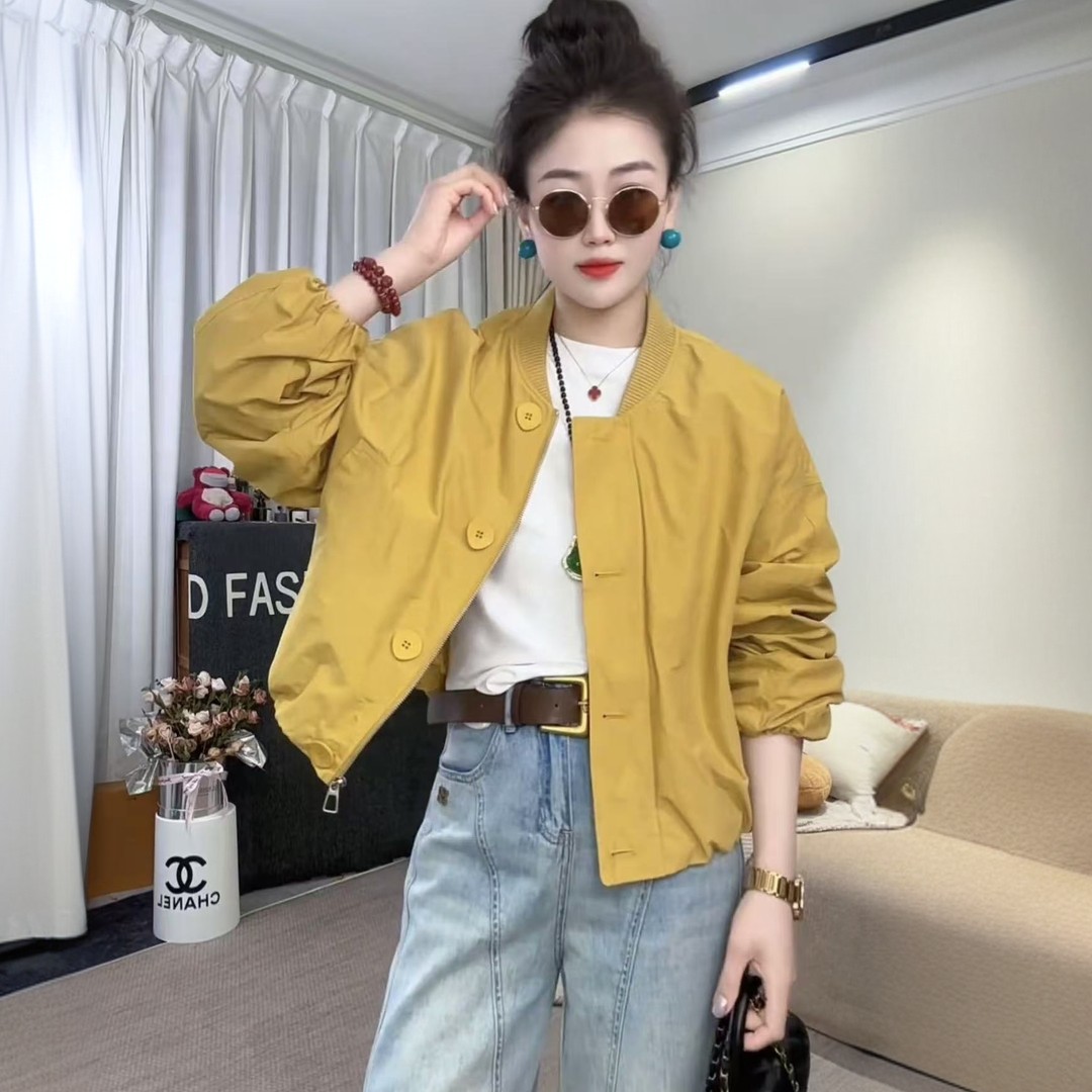 小个子韩系宽松休闲夹克女2025春季新款高级外套别致超好看上衣潮