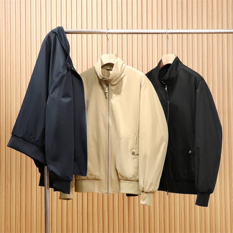 英式经典 秋冬男女同款可情侣三防抗皱休闲复古哈灵顿夹克外套