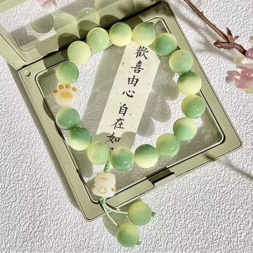 创意可爱生日礼物女生成人礼猫爪手链六一儿童节送女孩子朋友闺蜜