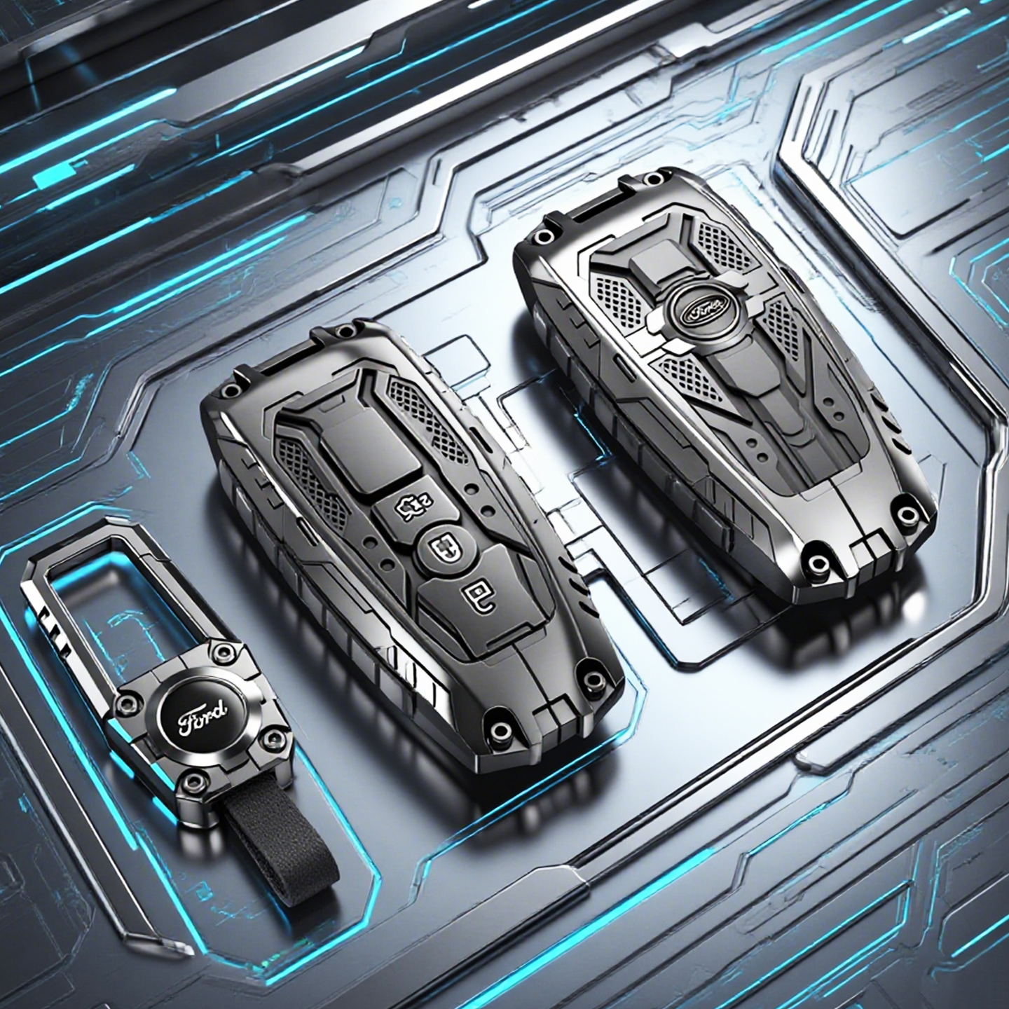 福特蒙迪欧钥匙套锐界锐际探险者烈马福克斯evos猛禽车壳扣包金属