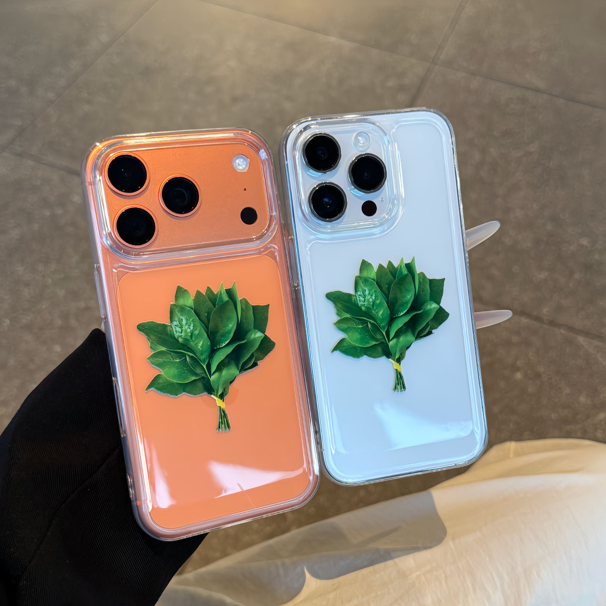 柚子叶适用iPhone17promax苹果16/15手机壳华为p40vivo小米oppo软