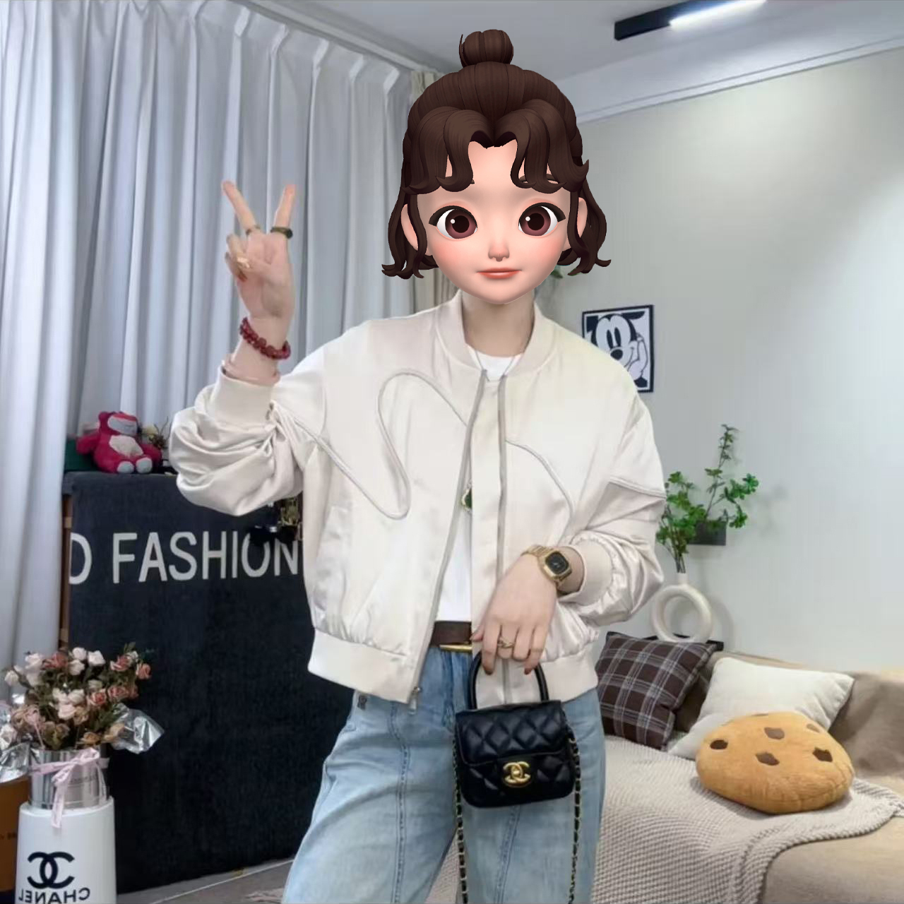 春季新款休闲棒球服百搭时尚上衣短款简约宽松短款外套