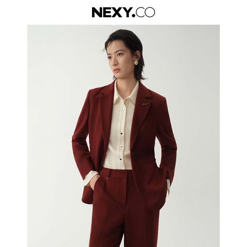 NEXY.CO/奈蔻气质通勤收腰显瘦外套XA02412B8
