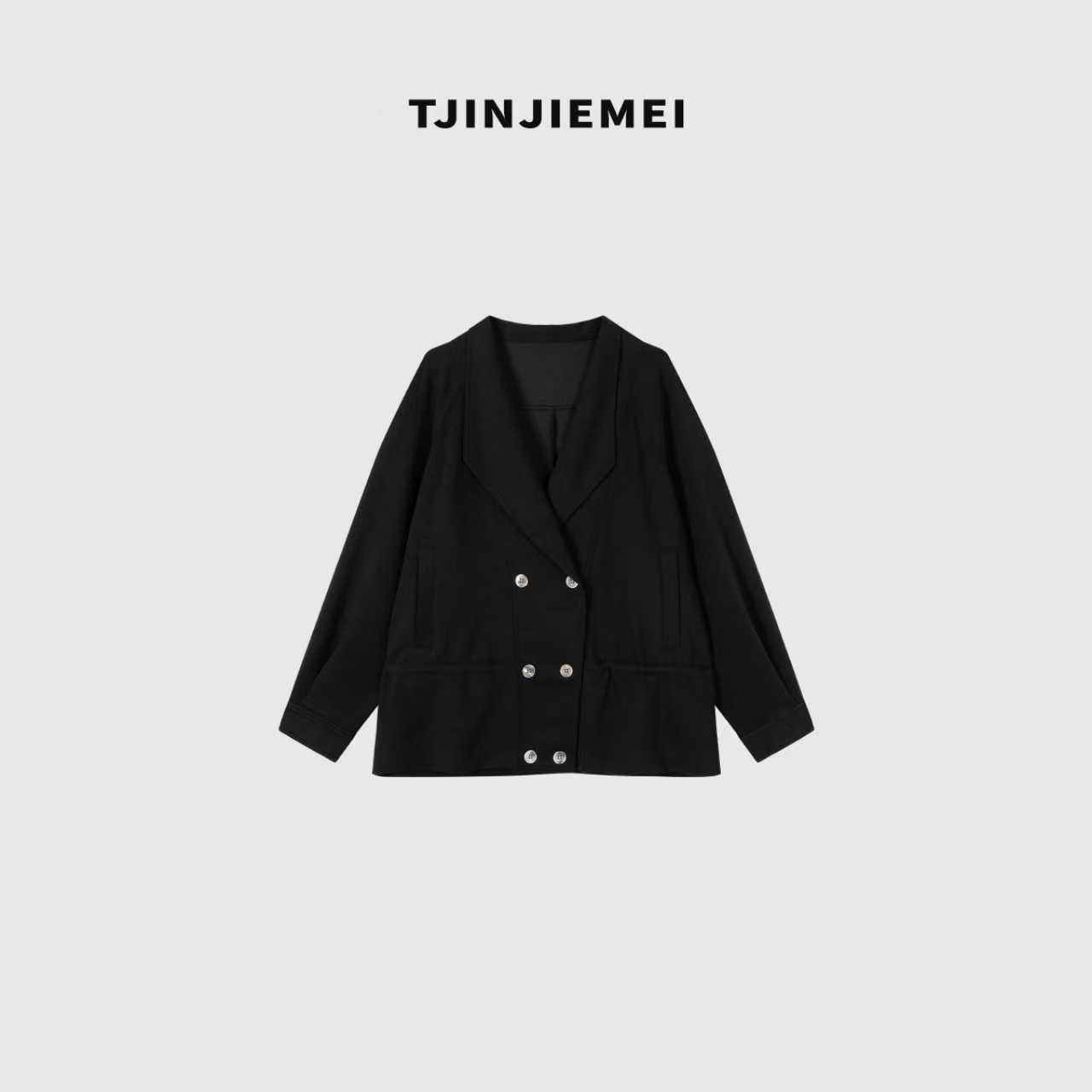 T井姐妹【奇遇记】设计感气质长袖轻奢时尚春秋外套WT2508-25265