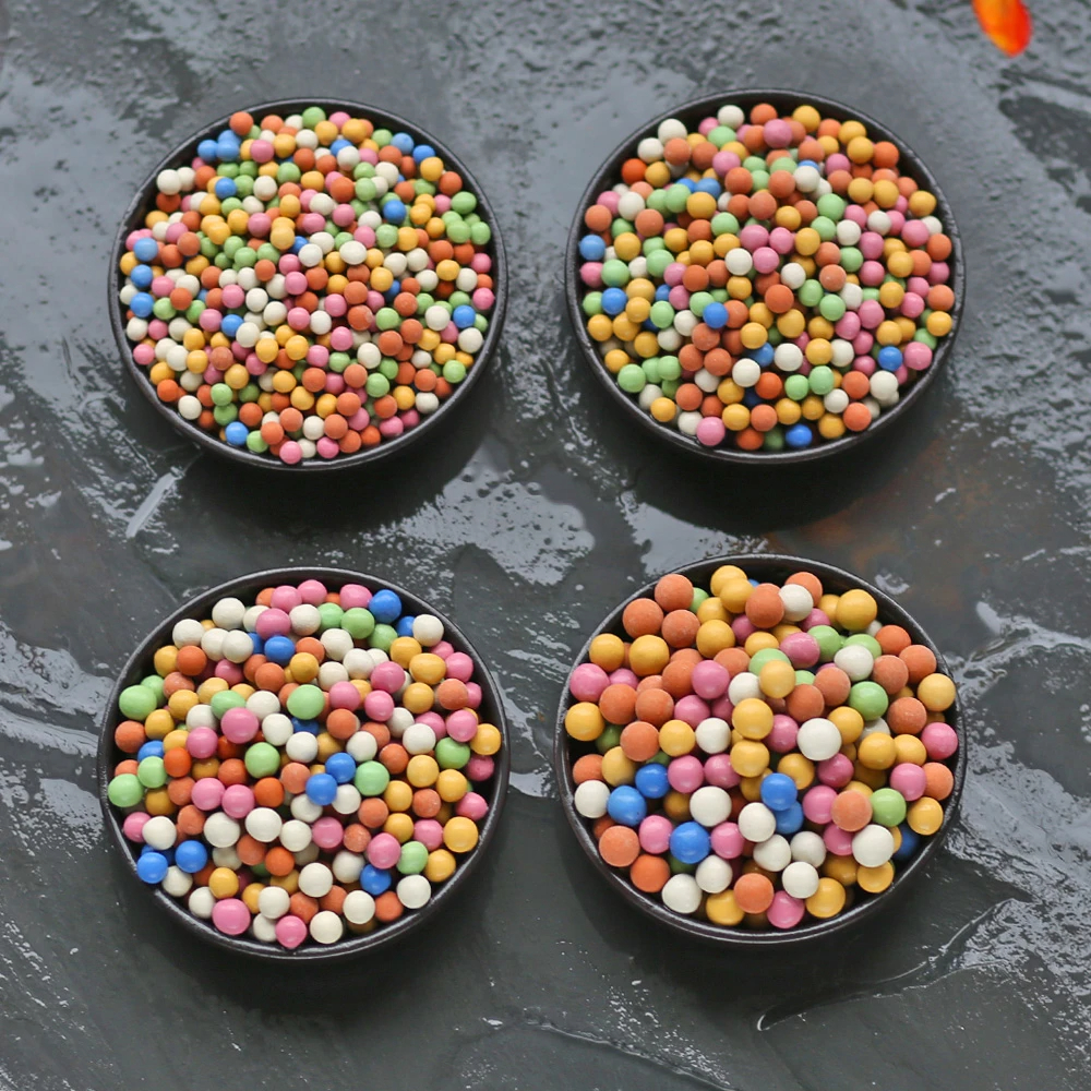 彩色陶粒多肉铺面养花水培透气小石头垫底营养颗粒土陶陶粒球装饰