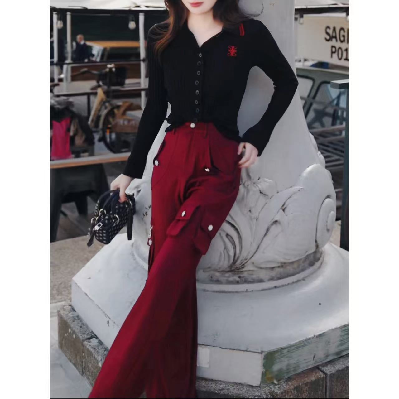 10-17【人见人爱】时尚简约休闲气质百搭工装裤