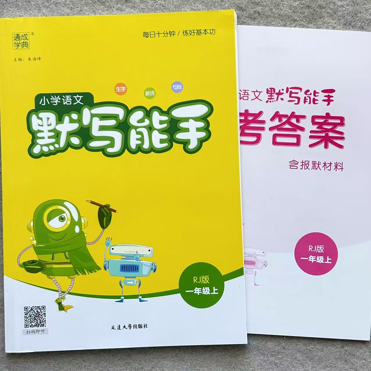 一年级上册语文默写能手人教版同步练习小学语文基础知识字词训练