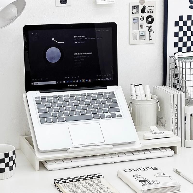 可调节笔记本支架电脑增高架散热架大学生宿舍桌面置物架收纳架笔