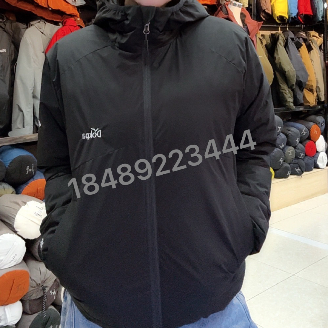 秋冬连帽时尚情侣羽绒服冬季